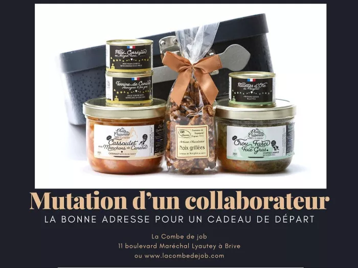 Cadeau de départ d’un collègue ou collaborateur Brive boutique La Combe