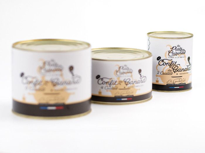 Confit de canard en conserve, une recette traditionnelle élaborée dans notre conserverie en