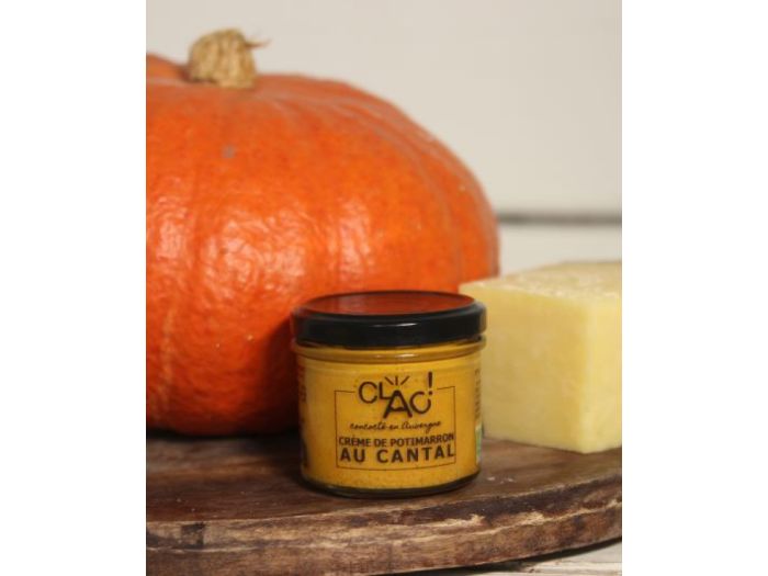 Crème de potimarron au Cantal Conserverie Clac Auvergne