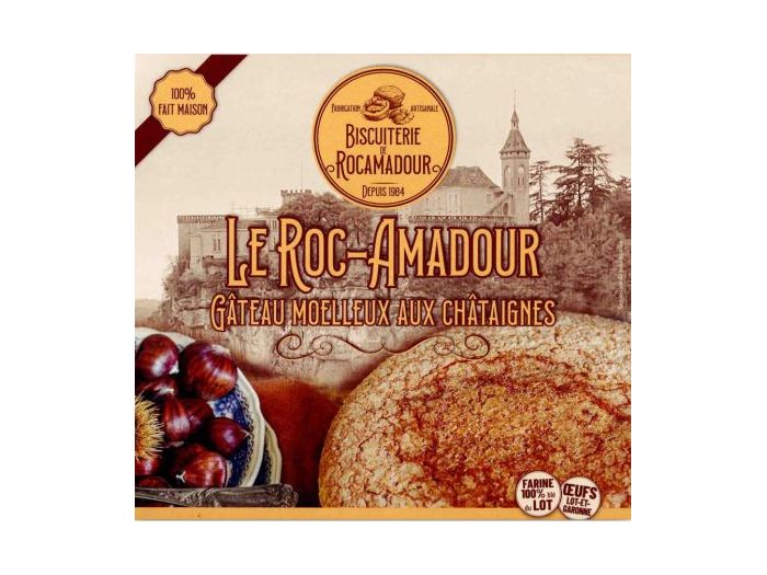 gateau moelleux aux ch&acirc;taignes pour 4 personnes biscuiterie artisanale de rocamadour dans le lot, en vente &agrave; la combe de job brive et objat en corr&egrave;ze