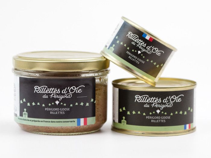 Rillettes d'oie en conserve