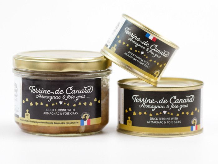 Terrine de canard au foie gras