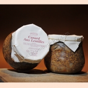 Canard aux lentilles vertes