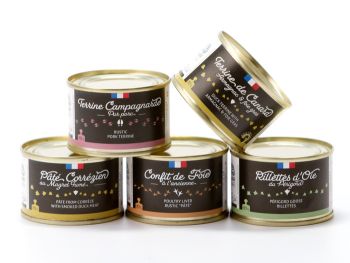 Assortiment de pâtés fabriqué près de Brive en Corrèze