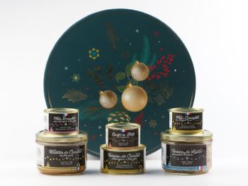 coffret gourmand pâtés et rillettes artisanales la combe de job Brive Corrèze