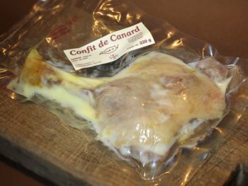 cuisse de canard confite sous vide
