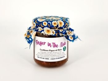 Confiture artisanale figue et noix Lou Pé Dé Gril Curemonte en Corrèze