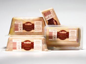 Foie gras mi cuit de canard sous vide correze