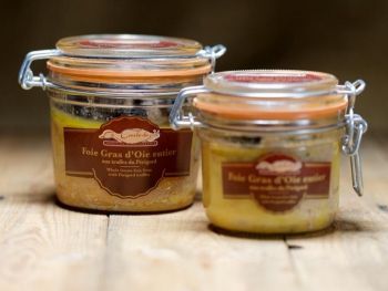 foie gras d'oie aux truffes