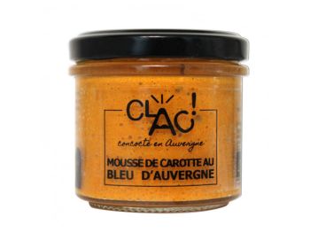 Organic carrot mousse  with Auvergne blue cheese