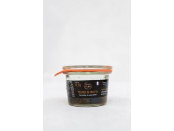 brisure de truffes noires tuber melanosporum, &eacute;picerie fine La Combe de Job &agrave; Brive, conserverie &agrave; Objat
