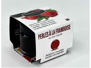 Perles de framboises pour sublimer un champagne
