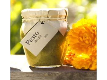 Pesto au basilic 100% Corrèze, issu de l'agriculture biologique