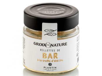 rillettes de bar à la truffe apéritives Groix et Nature