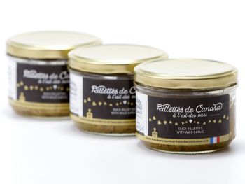 Rllettes de canard &agrave; l'ail des ours, une explosion de saveurs &agrave; partager. En vente &agrave; La Combe de Job Brive Corr&egrave;ze
