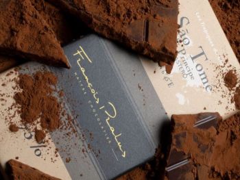 Tablette chocolat Sao Tom&eacute; 75% cacao Francois Pralus &agrave; retrouver &agrave; la boutique La Combe de Job Brive conserverie Objat Corr&egrave;ze