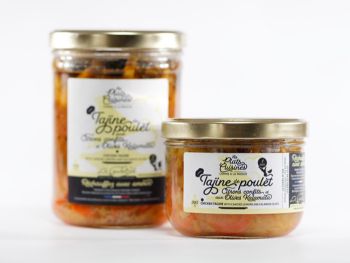 Le tajine de poulet aux citrons confits et olives kalamata, le nouveau plat cuisiné de La Combe de Job