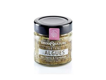 tartare aux algues aux câpres et aux cornichons Groix et Nature