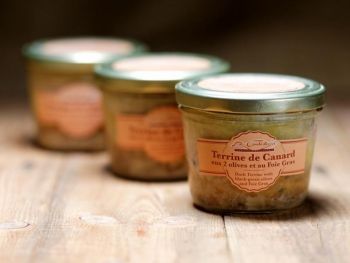 Terrine de canard aux olives