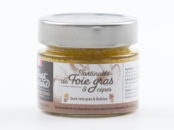 Tartinade foie gras c&egrave;pes &agrave; d&eacute;guster &agrave; l'ap&eacute;ro, saveurs corr&eacute;ziennes La Combe de Job