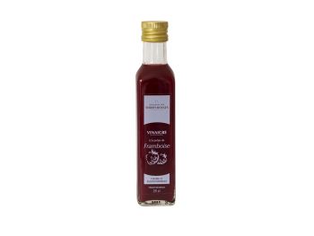 vinaigre &agrave; la pulpe de framboise domaine des terres rouges, boutique la combe de job brive correze