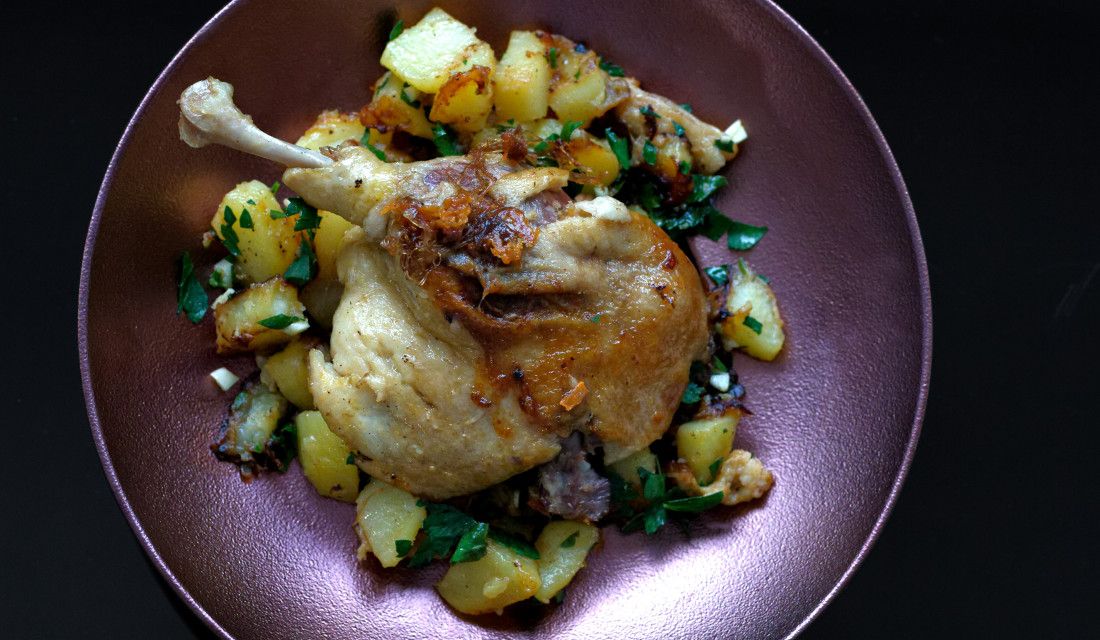 Cuisse de canard confite individuelle sous vide