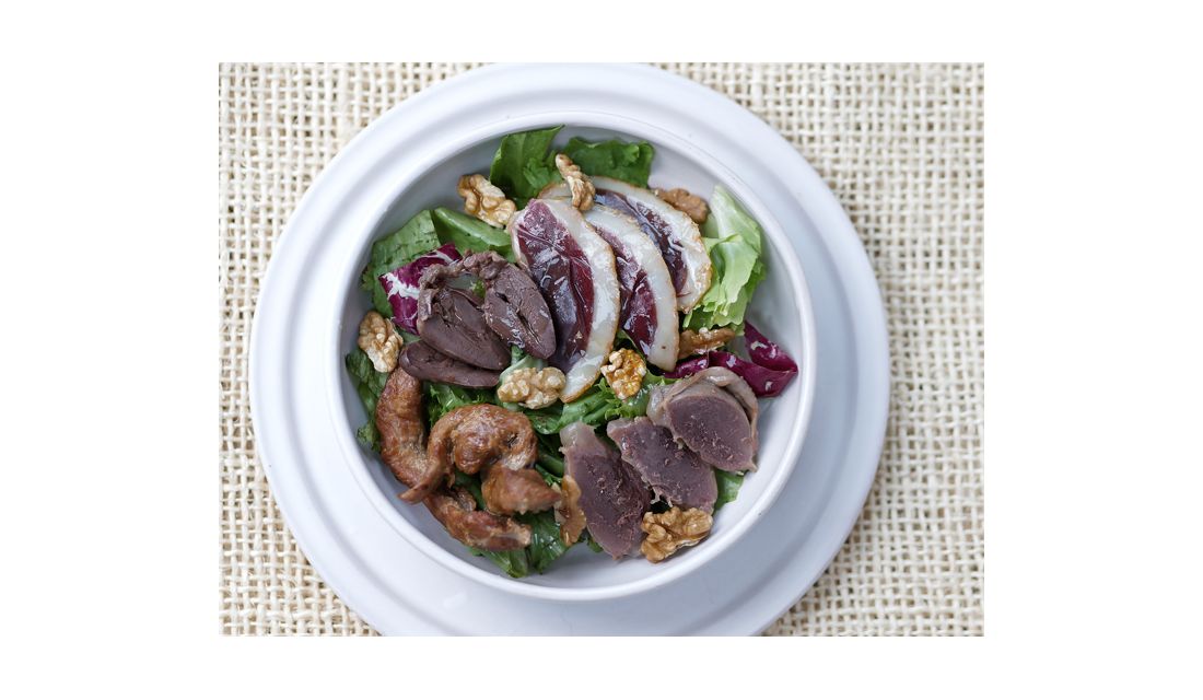 Magret fumé de canard tranché