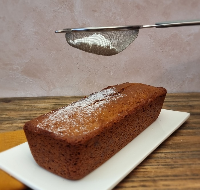 finition du pain d'épices version moule à cake